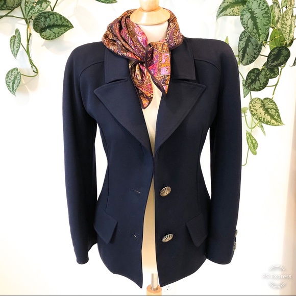 Valentino Jackets & Blazers - ❌SOLD❌ Valentino Boutique Vintage Blazer NavyBlue